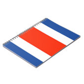 Fahne Costa Rica Notizblock (Linke Seite)