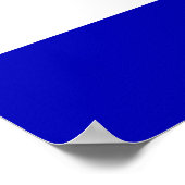 Fahne Costa Rica Poster (Ecke)