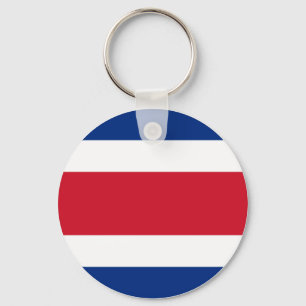 Fahne Costa Rica Schlüsselanhänger