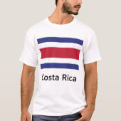Fahne Costa Rica T-Shirt (Vorderseite)