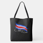 Fahne Costa Rica Tasche (Rückseite)