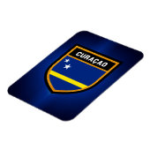 Fahne Curaçao Magnet (Linke Seite)