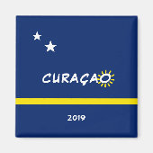 Fahne Curaçao Magnet (Vorne)