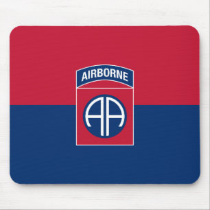 Fahne der 82. Luftlandedivision Militärveteran Mousepad