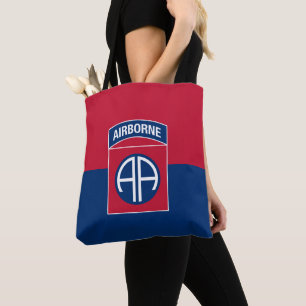 Fahne der 82. Luftlandedivision Militärveteran Tasche