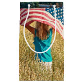 Fahne der amerikanischen Freiheit Kleine Geschenktüte (Vorderseite)