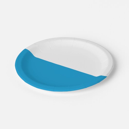 Fahne der bayerischen Teller (Schrägansicht)