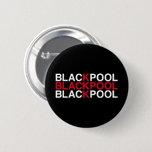 Fahne der BLACKPOOL-Union Button (Vorne & Hinten)