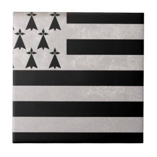 Fahne der Bretagne Fliese