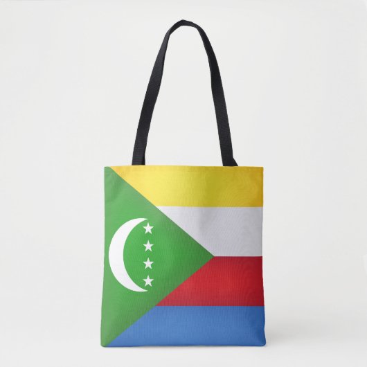 Fahne der coolen Komoren Tasche (Vorderseite)