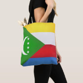 Fahne der coolen Komoren Tasche (Von Nahem)