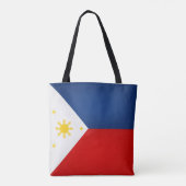 Fahne der coolen Philippinen Tasche (Rückseite)
