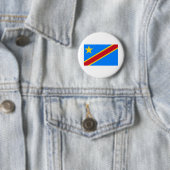 Fahne der Demokratischen Republik Kongo Button (Beispiel)