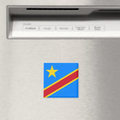Fahne der Demokratischen Republik Kongo Magnet (In Situ (Geschirrspüler))
