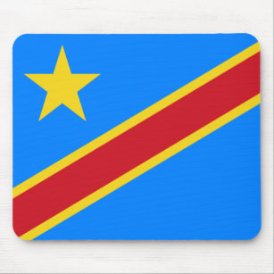 Fahne der Demokratischen Republik Kongo Mousepad