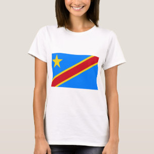 Fahne der Demokratischen Republik Kongo T-Shirt