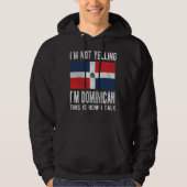 Fahne der Dominikanischen Republik Hoodie (Vorderseite)