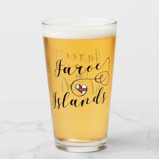 Fahne der Färöer, Färöer Glas (Rückseite (gefüllt))