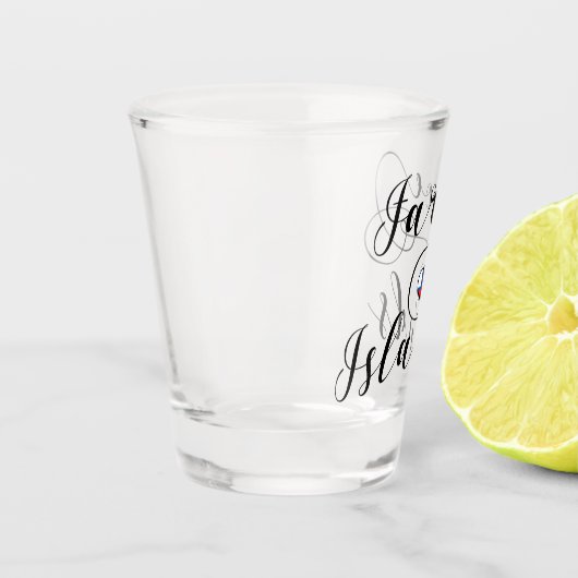 Fahne der Färöer, Färöer Schnapsglas (Links)