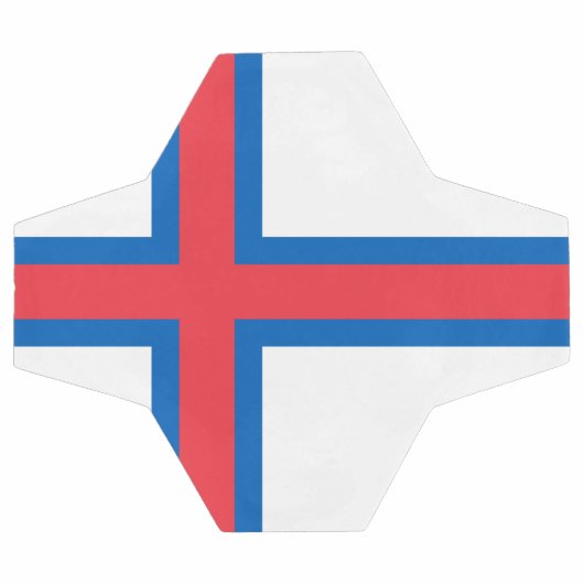 Fahne der Färöer Fußball (Flach)