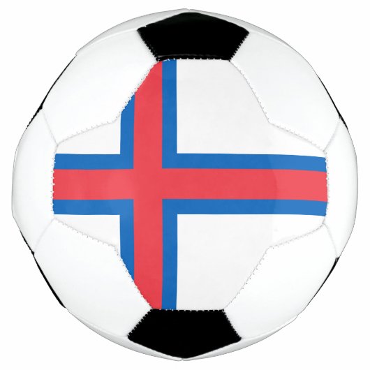 Fahne der Färöer Fußball (Vorderseite)