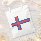 Fahne der Färöer Geschenktütchen (Ausgeschnitten)