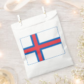 Fahne der Färöer Geschenktütchen (Ausgeschnitten)