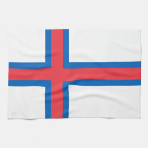 Fahne der Färöer Geschirrtuch
