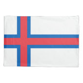 Fahne der Färöer Kissenbezug (Rückseite)