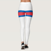 Fahne der Färöer Leggings (Rückseite)