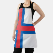 Fahne der Färöer Schürze (InSitu)