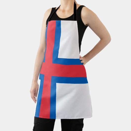 Fahne der Färöer Schürze (InSitu)