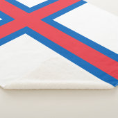 Fahne der Färöer Sherpadecke (3/4)