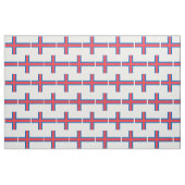 Fahne der Färöer Stoff (Fat Quarter (45,7 x 55,9 cm))