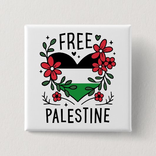 Fahne der freien Paläste Button (Vorderseite)