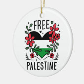 Fahne der freien Paläste Keramik Ornament (Links)