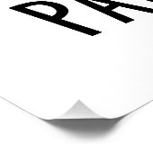 Fahne der freien Paläste Poster (Ecke)