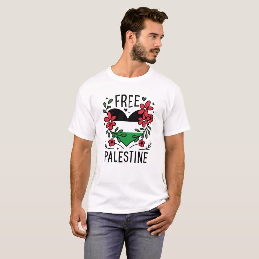 Fahne der freien Paläste T-Shirt (Vorne ganz)