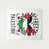 Fahne der freien Paläste Wandteppich (Vorderseite (Horizontal))