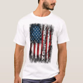 Fahne der Freiheit, Patriotischer T - Shirt (Vorderseite)