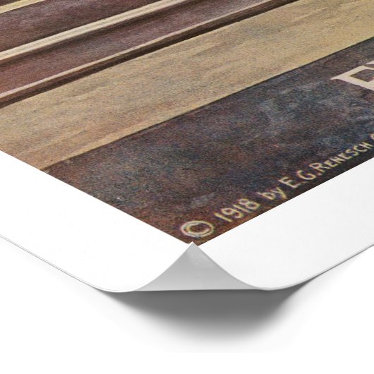 Fahne der Freiheit Poster (Ecke)