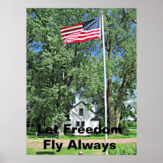 Fahne der Freiheit Poster (Vorne)