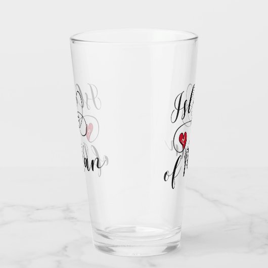 Fahne der Insel Man im Herzen, Manx Glas (Rechts)