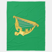 Fahne der irischen Republikaner Fleecedecke (Vorderseite)