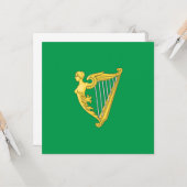 Fahne der irischen Republikaner Karte (Vorderseite/Rückseite Beispiel)