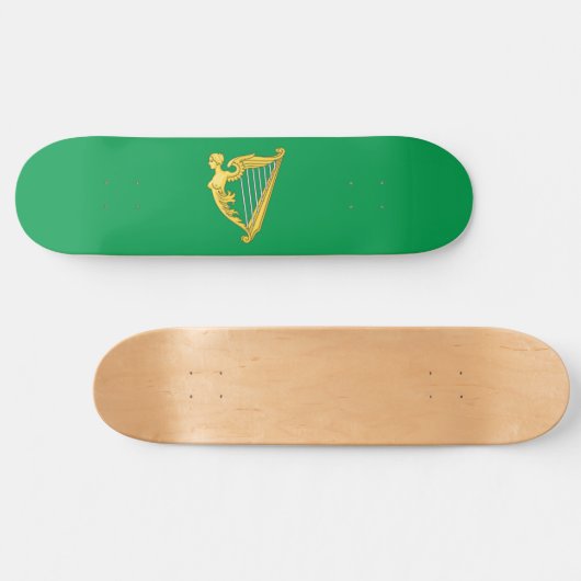 Fahne der irischen Republikaner Skateboard (Horizontal)