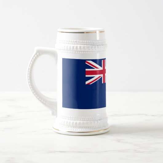 Fahne der Kaimaninseln Bierglas (Links)