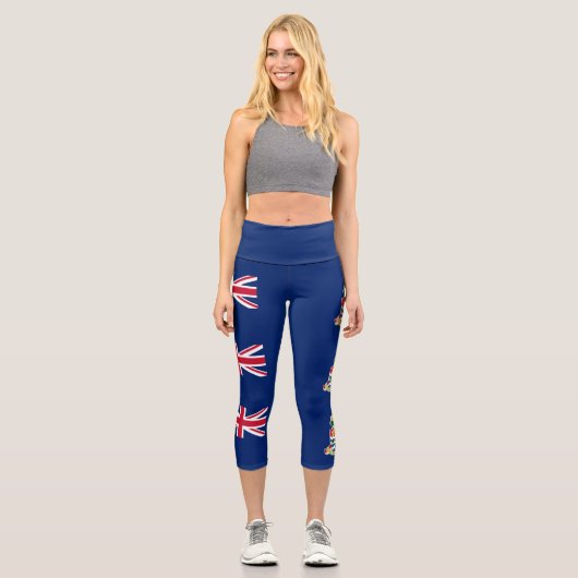 Fahne der Kaimaninseln Capri Leggings (Vorderseite)