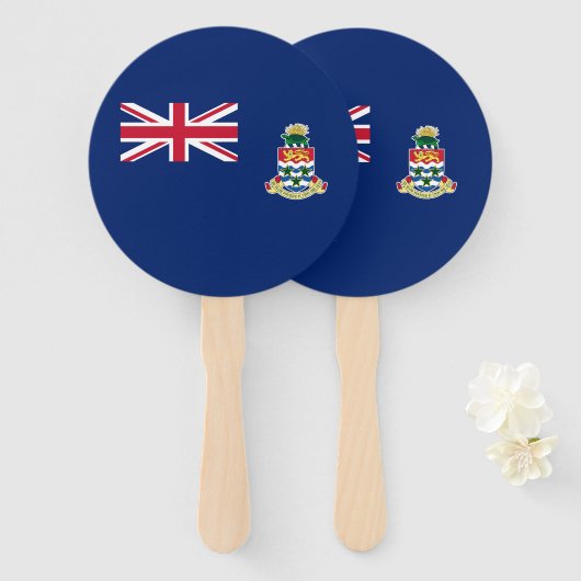 Fahne der Kaimaninseln Fächer (Vorne und Hinten)