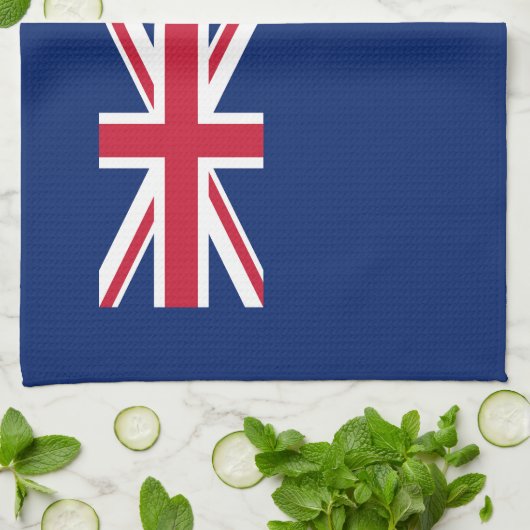Fahne der Kaimaninseln Geschirrtuch (Gefaltet)